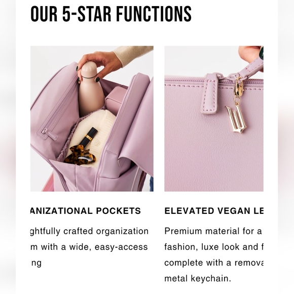 EUC Beis x Wicked Backpack in Black - Picture 11 of 12